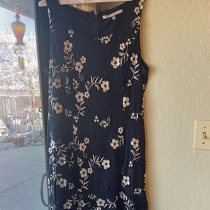 Floral black and white Maxi dress